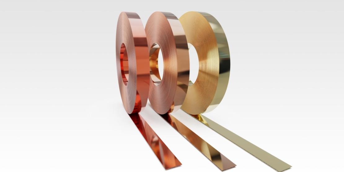 Copper flat wire - nickel plated copper strip